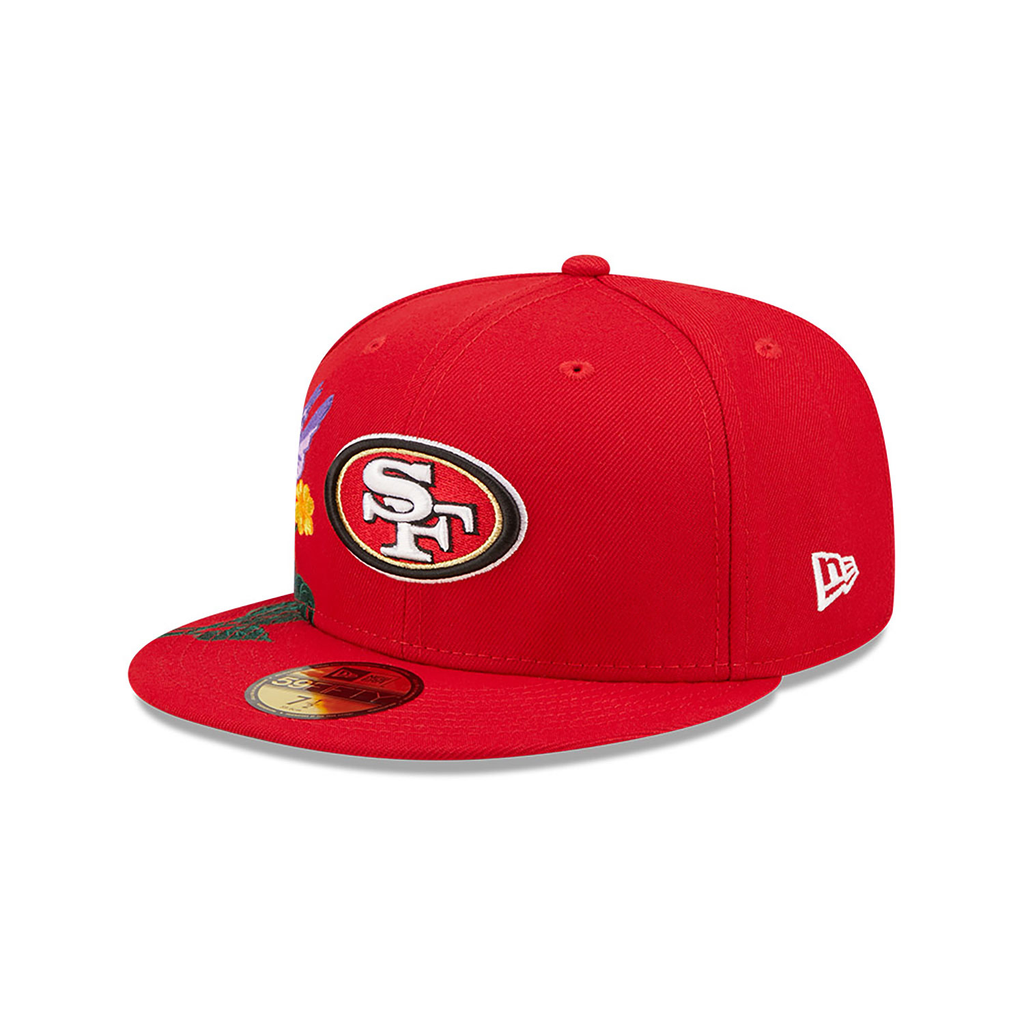 New Era San Francisco 49Ers Blooming 59Fifty Fitted Hat product image 3, provided for visual reference and product detail
