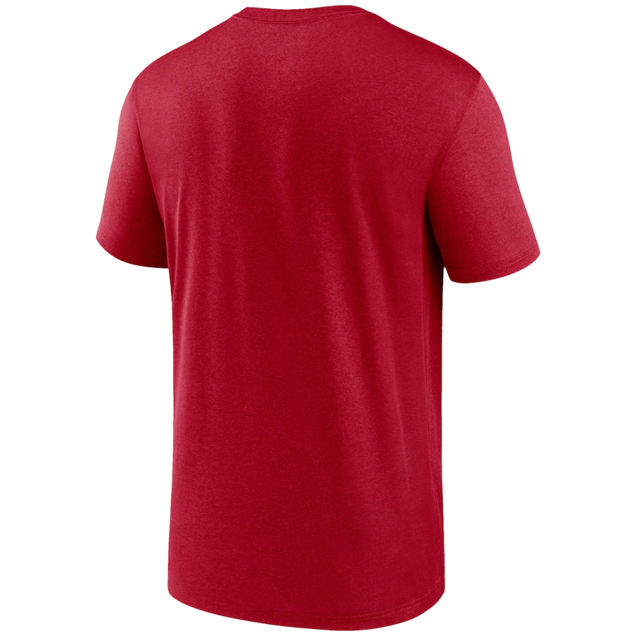 San San Francisco 49ers Nike Property Of Legend Performance T-Shirt –SCARLET product image 2, provided for visual reference