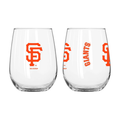 San Francisco Giants 16oz Gameday Curved Beverage Glass product image 1, provided for visual reference and product detail