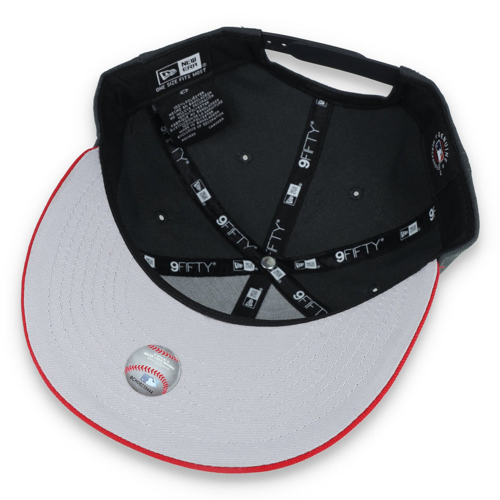 New Era Seattle Mariners 2-Tone Color Pack 9FIFTY Snapback Hat-Grey/Scarlet product image 7, provided for visual reference