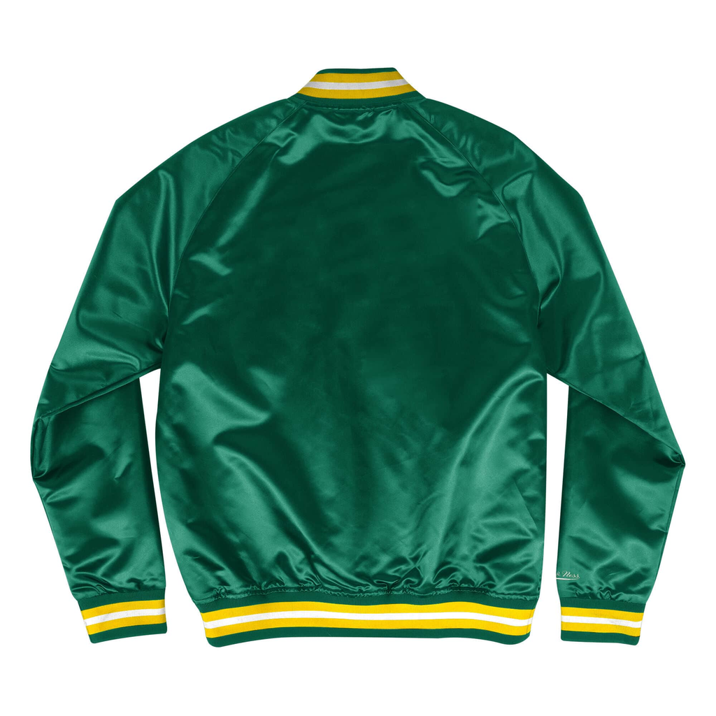 Mitchell & Ness Lightweight Satin Jacket Oakland Athletics product image 2, provided for visual reference and product detail