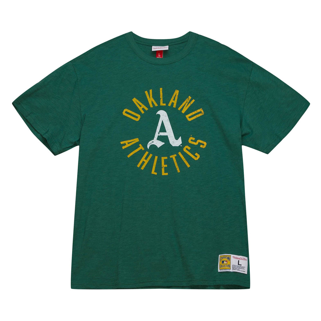 Mitchell & Ness Legendary Slub S/S T-Shirt Oakland Athletics product image 1, provided for visual reference and product