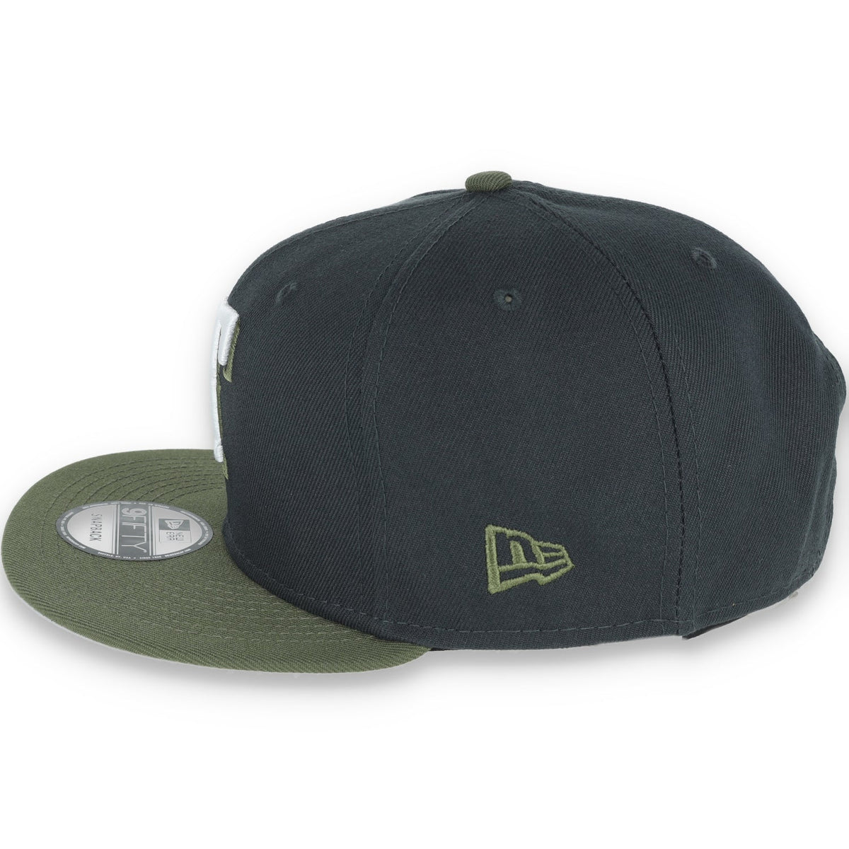 New Era Texas Rangers 2-Tone Color Pack Snapback Hat - Grey/Olive product image 4, provided for visual reference and product