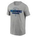 Nike Seattle Mariners Primetime Property Of Practice T-Shirt - Heathered Gray product image 1, provided for visual reference