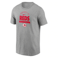 Nike Cincinnati Reds Primetime Property Of Practice T-Shirt - Heathered Gray product image 1, provided for visual reference