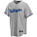 Nike Men Los Angeles Dodgers Gray Alternate 2020 Replica Team Jersey product image 1, provided for visual reference and
