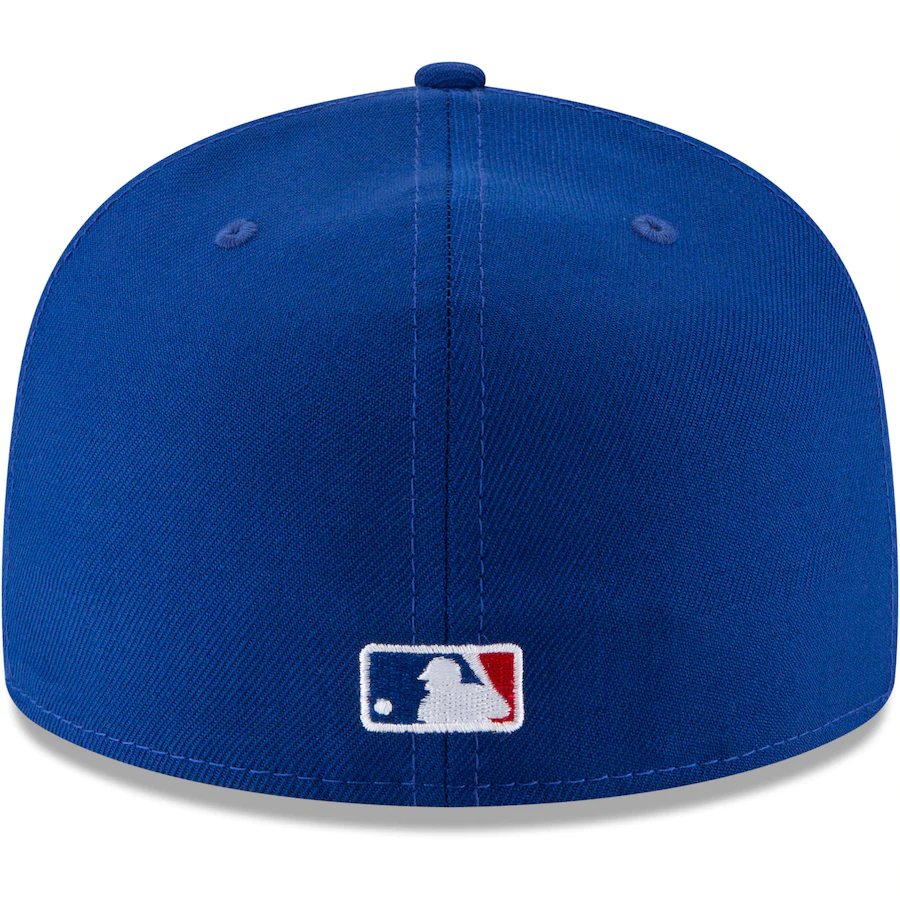 Chicago Cubs New Era 2016 World Series Wool 59FIFTY Fitted Hat - Royal product image 4, provided for visual reference and