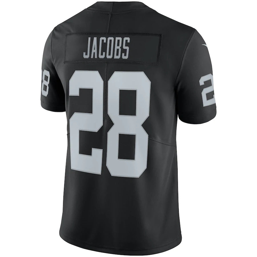 Las Vegas Raiders Josh Jacobs Nike Men Vapor Untouchable Limited Player Jersey - Black product image 3, provided for visual