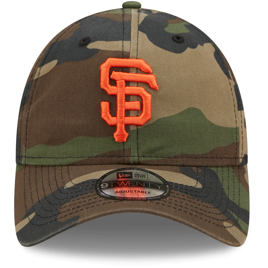 New Era San Francisco Giants Camo Woodland Core Classic 9TWENTY Adjustable Ha product image 2, provided for visual reference