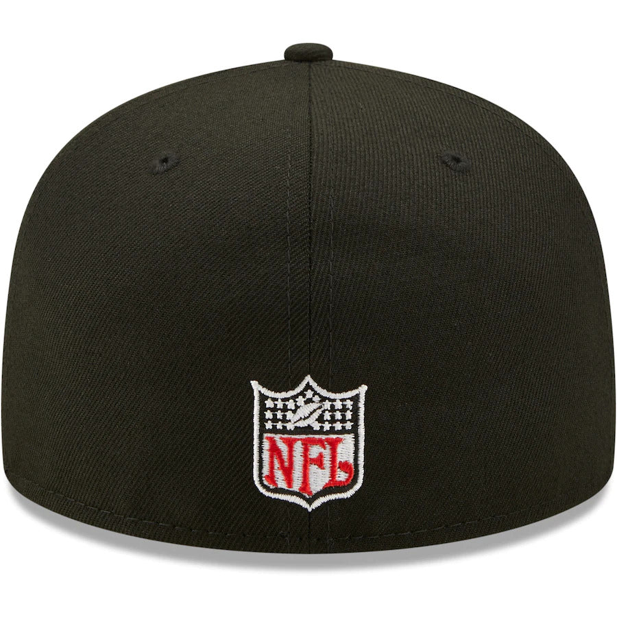 New Era Black San Francisco 49ers Super Bowl XXIX Side Patch 59FIFTY Fitted Hat-blk/red product image 4, provided for visual