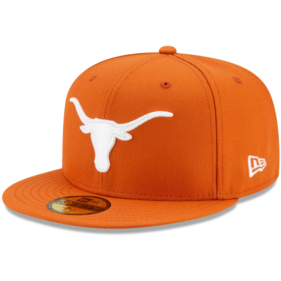 NEW ERA Texas Longhorns Basic 59FIFTY Team Fitted Hat - Texas Orange product image 2, provided for visual reference and