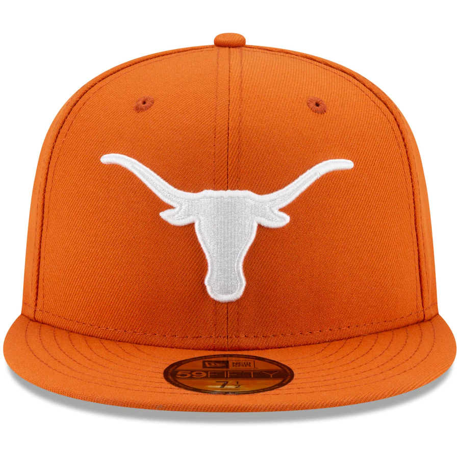 NEW ERA Texas Longhorns Basic 59FIFTY Team Fitted Hat - Texas Orange product image 3, provided for visual reference and