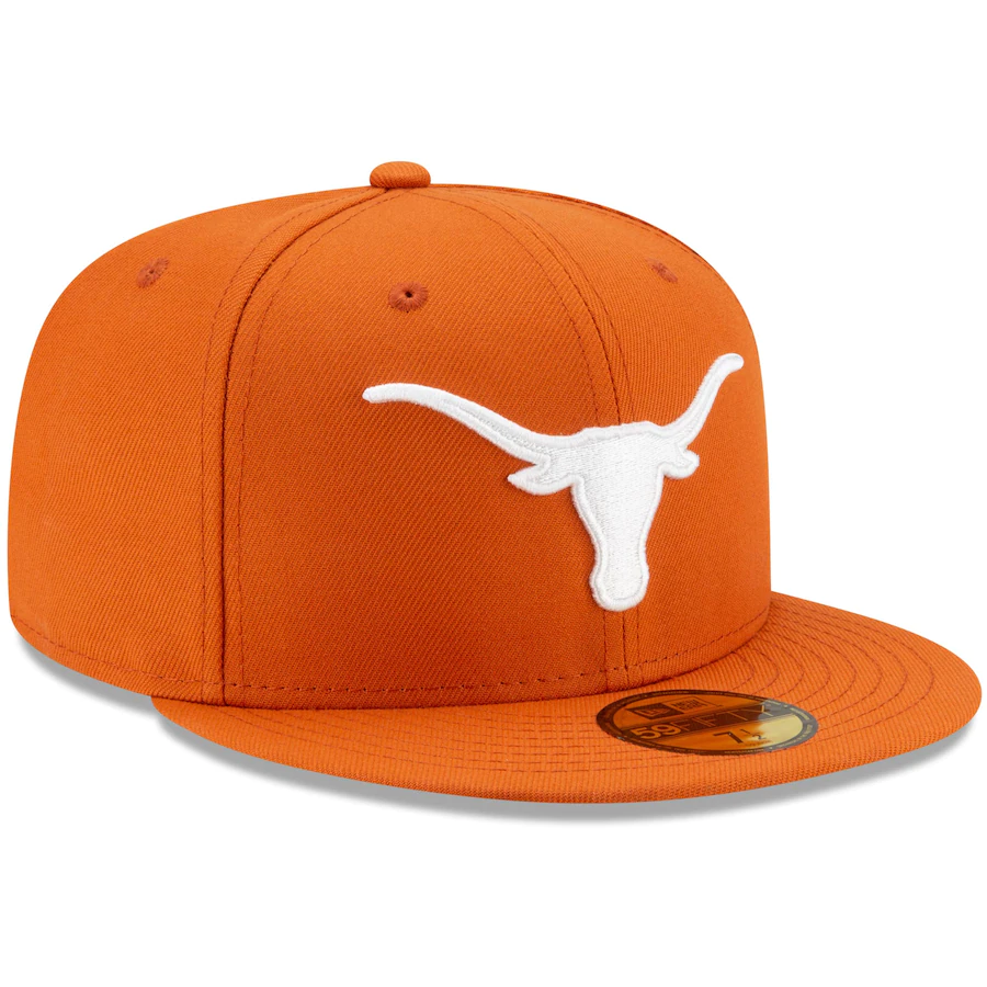 NEW ERA Texas Longhorns Basic 59FIFTY Team Fitted Hat - Texas Orange product image 1, provided for visual reference and