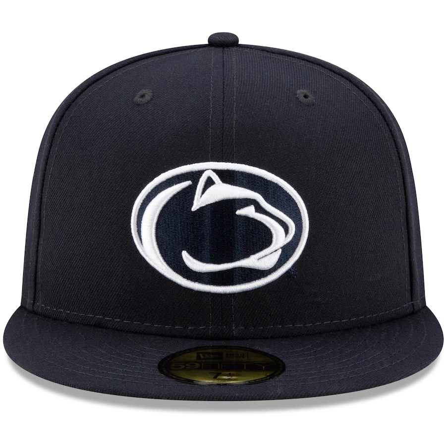 New Era Penn State Nittany Lions Basic 59FIFTY Team Fitted Hat - Navy product image 2, provided for visual reference and