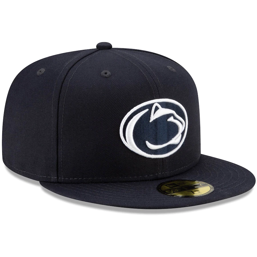 New Era Penn State Nittany Lions Basic 59FIFTY Team Fitted Hat - Navy product image 3, provided for visual reference and