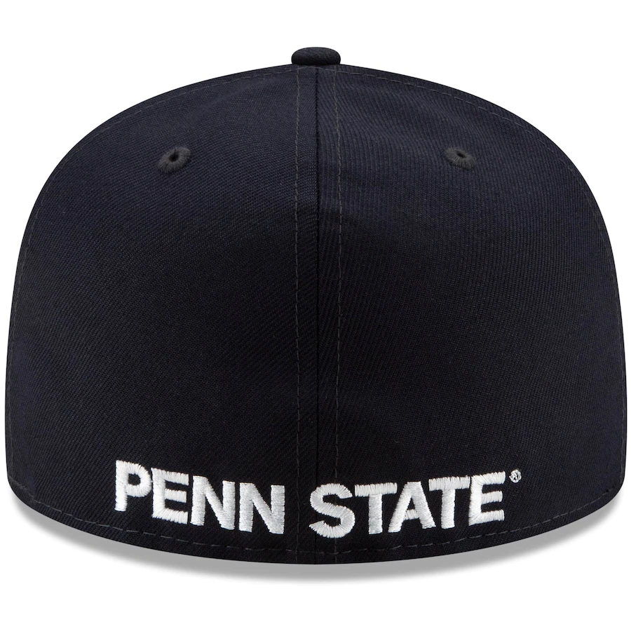 New Era Penn State Nittany Lions Basic 59FIFTY Team Fitted Hat - Navy product image 4, provided for visual reference and