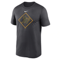 Nike Oakland Athletics Team Diamond Icon Performance T-Shirt - Grey product image 1, provided for visual reference and