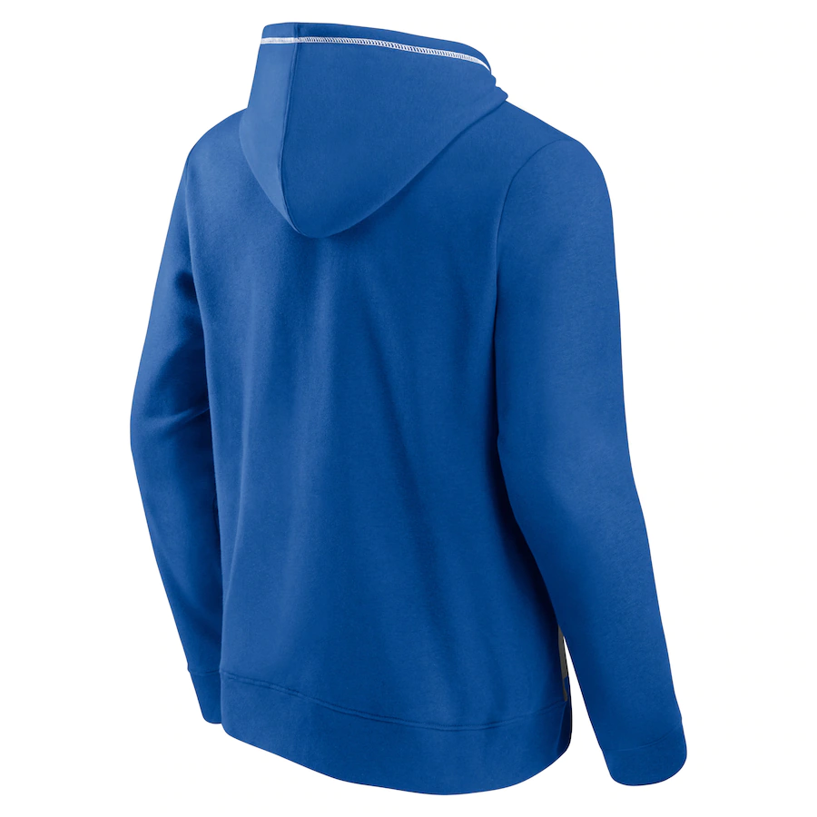 Los Angeles Dodgers Fanatics Branded Gray Expansion Team Full-Zip Hoodie-Royal/Heathered product image 2, provided for