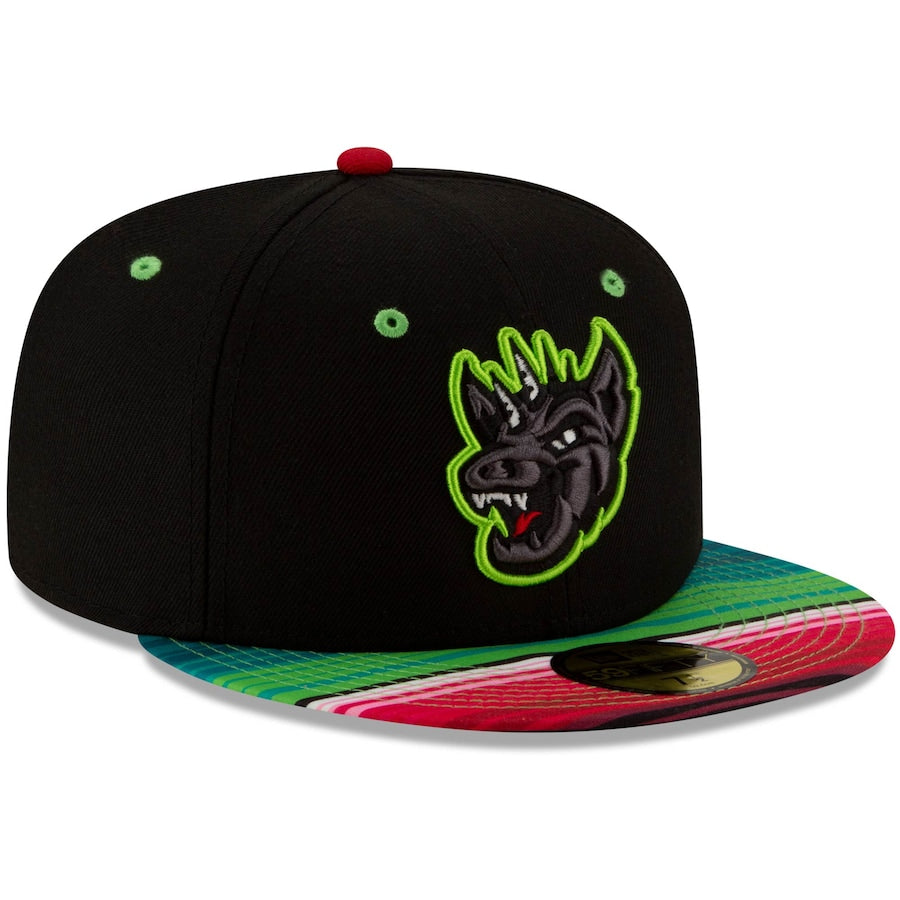 NEW ERA MiBL LUCHADORES CHUPACABRAS DE ROUND ROCK COPA DE LA DIVERSION 59FIFTY FITTED HAT product image 2, provided for
