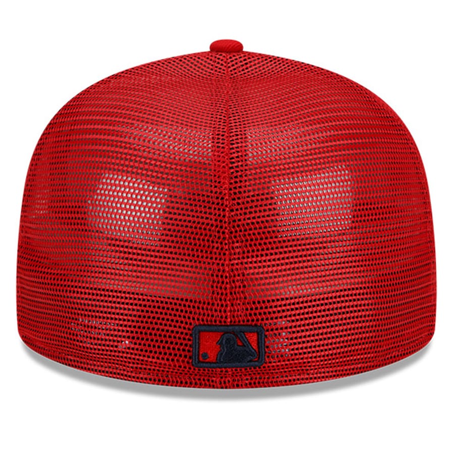 New Era Washington Nationals 2022 Batting Practice 59FIFTY Fitted Hat-Red product image 4, provided for visual reference and