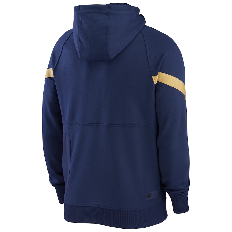 Nike Chelsea FC Men 1/2-Zip Fleece Soccer Hoodie product image 2, provided for visual reference and product detail review