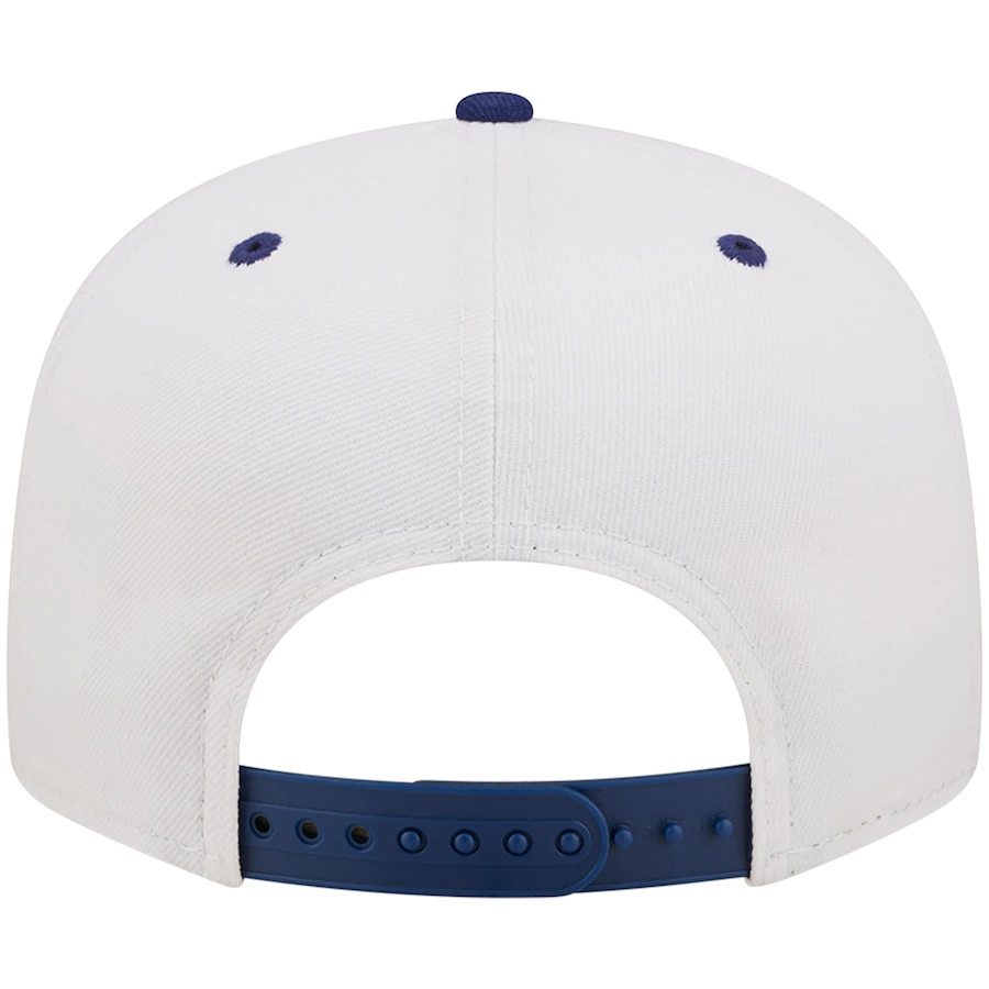 New Era Texas Rangers Retro Title 9FIFTY Snapback Hat - White/Royal product image 3, provided for visual reference and