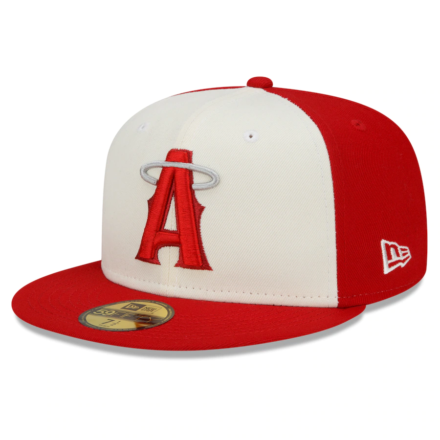New Era Los Angeles Angels City Connect 59FIFTY Fitted Hat-Red product image 2, provided for visual reference and product