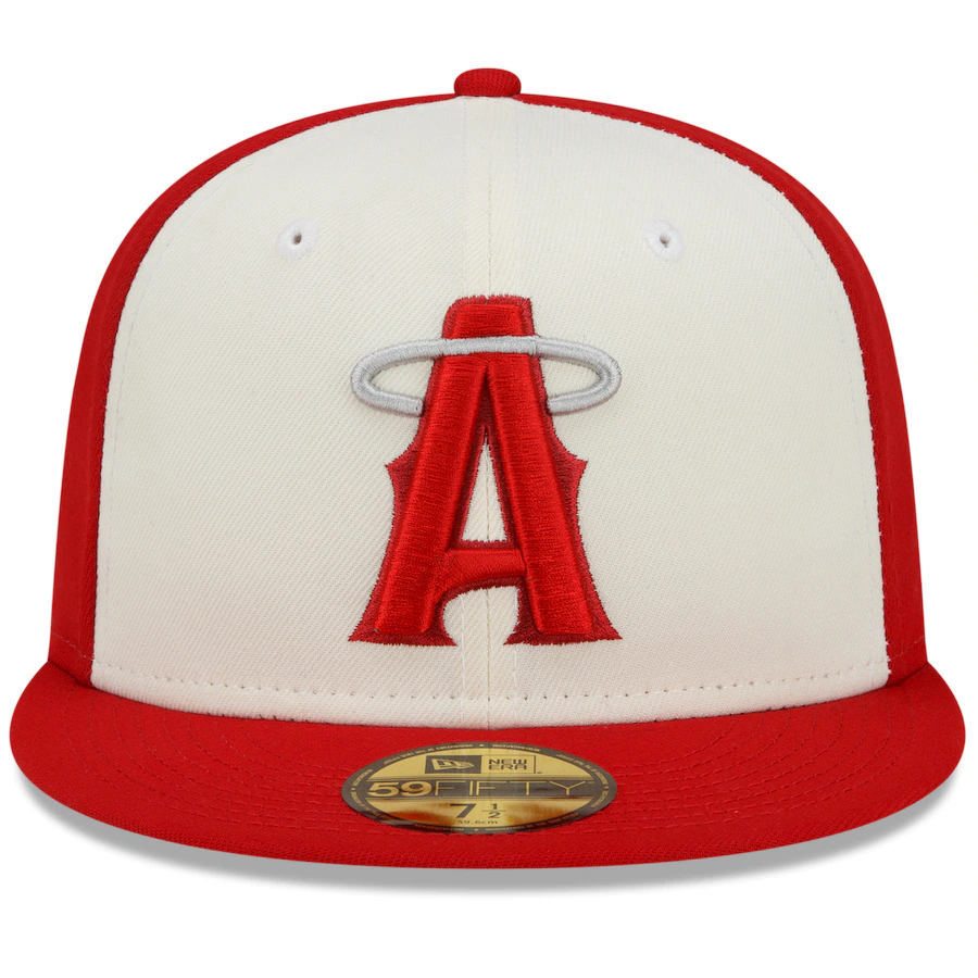 New Era Los Angeles Angels City Connect 59FIFTY Fitted Hat-Red product image 3, provided for visual reference and product
