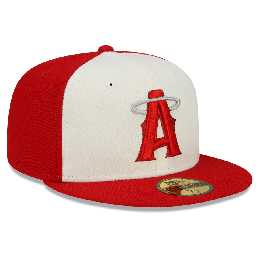 New Era Los Angeles Angels City Connect 59FIFTY Fitted Hat-Red product image 1, provided for visual reference and product