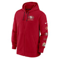 Nike Men San Francisco 49ers Surrey Full-Zip Hoodie - Scarlet product image 1, provided for visual reference and product
