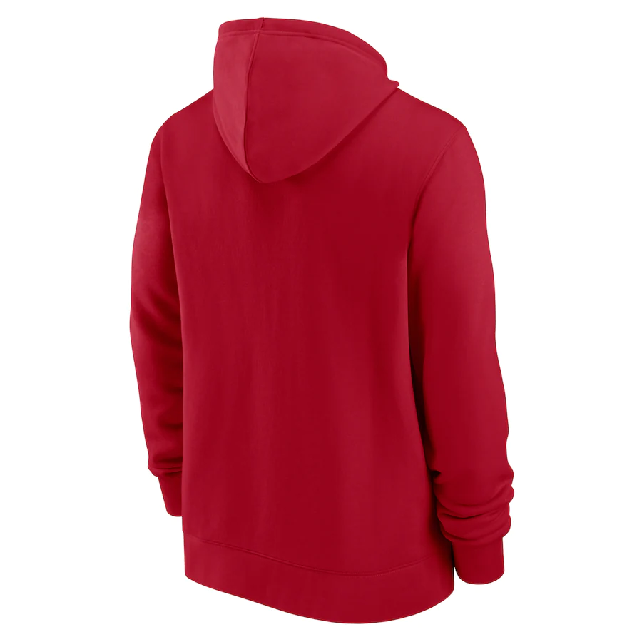 Nike Men San Francisco 49ers Surrey Full-Zip Hoodie - Scarlet product image 2, provided for visual reference and product