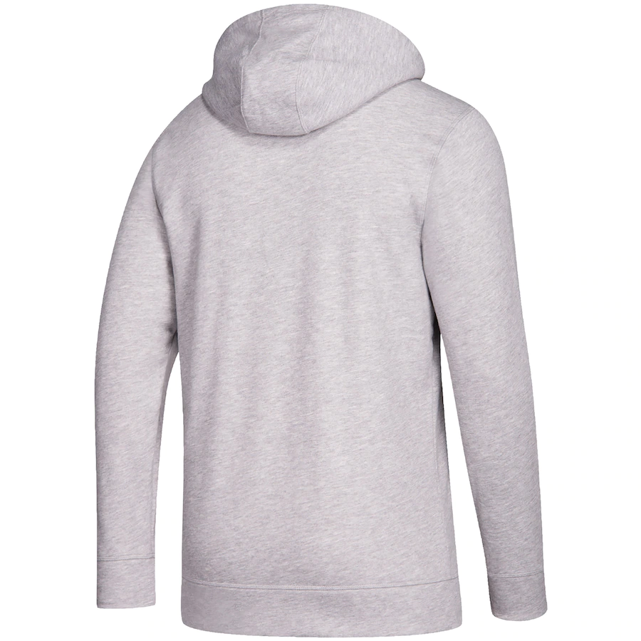Adidas Manchester United Heathered Gray Box Pullover Hoodie product image 2, provided for visual reference and product