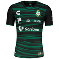 Charly Santos Laguna Away Authentic Jersey 22/23 - Black/Green product image 1, provided for visual reference and product