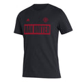 Adidas Manchester United Box T-Shirt- Black product image 1, provided for visual reference and product detail review