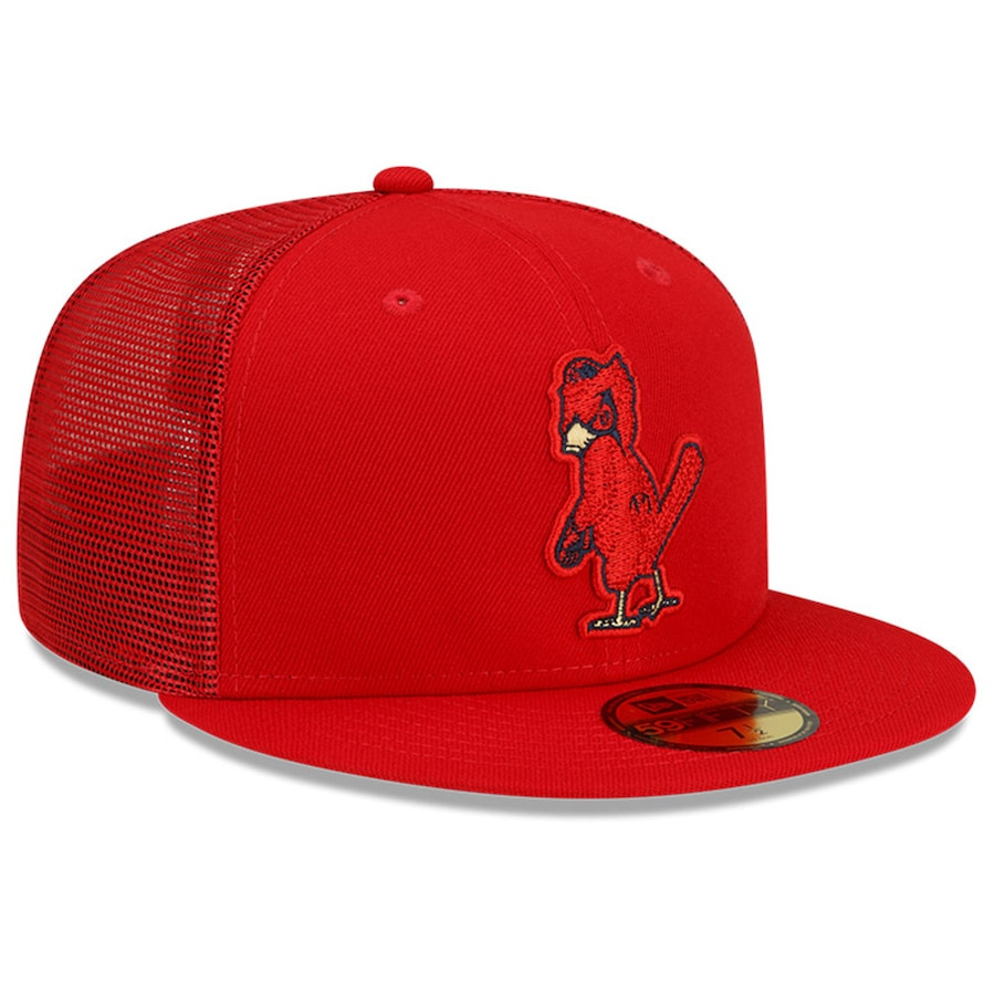 St. Louis Cardinals New Era 2022 Batting Practice 59FIFTY Fitted Hat - Red product image 3, provided for visual reference