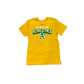 Nike Oakland Athletics Cooperstown Collection Rewind T-Shirt - Yellow product image 1, provided for visual reference and