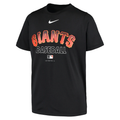 Nike San Francisco Giants Youth Baseball Performance T-Shirt - Black product image 1, provided for visual reference and