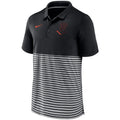 Nike San Francisco Giants Home Plate Striped Polo - Black/Gray product image 1, provided for visual reference and product