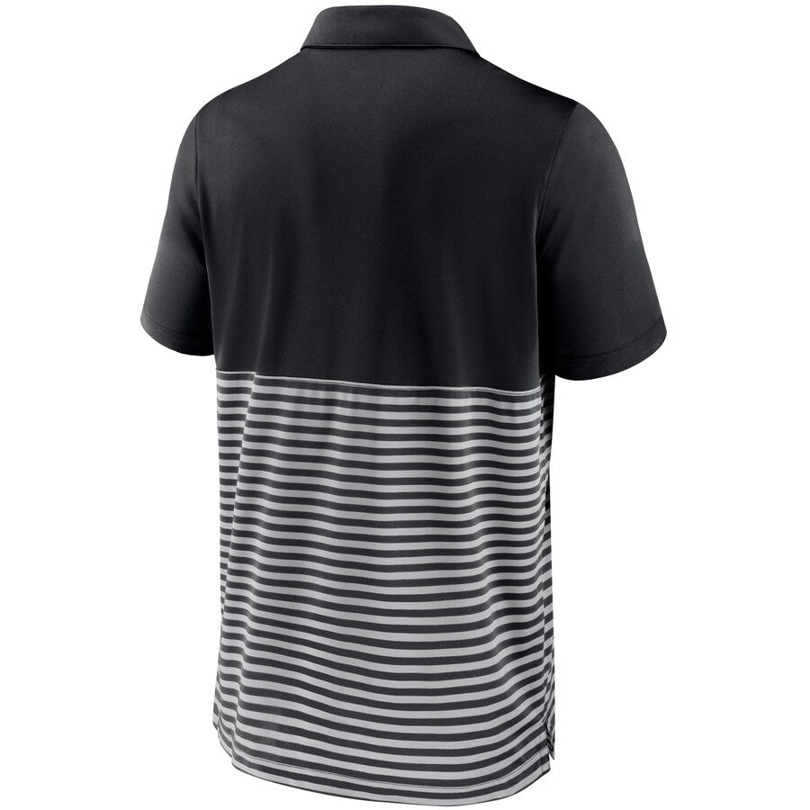 Nike San Francisco Giants Home Plate Striped Polo - Black/Gray product image 2, provided for visual reference and product