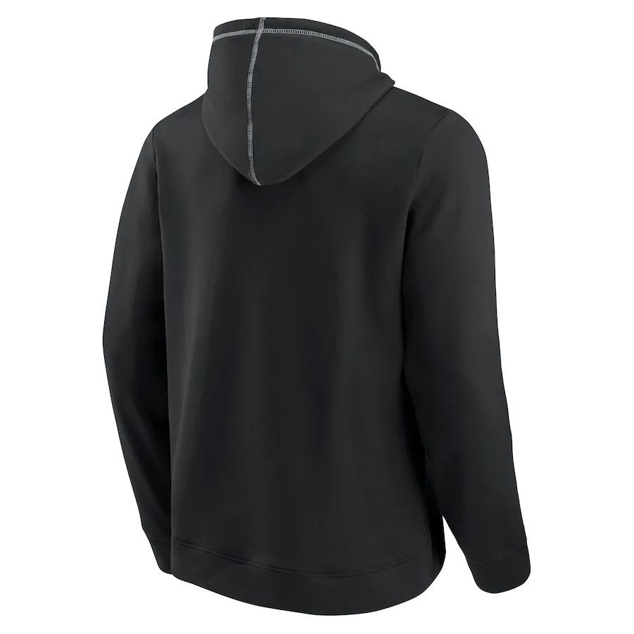 Las Vegas Raiders Fanatics Branded Black Tiebreaker Pullover Hoodie for Men product image 2, provided for visual reference