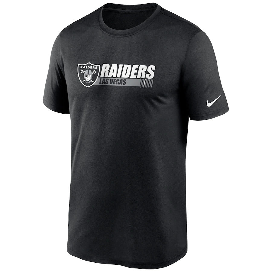 Nike Las Vegas Raiders Team Conference Legend Performance T-Shirt - Black product image 1, provided for visual reference and