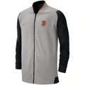 Nike San Francisco Giants Game Performance Full-Zip Jacket - Gray/Black product image 1, provided for visual reference and