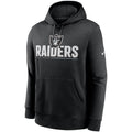 Las Vegas Raiders Nike Team Impact Club Pullover Hoodie - Black product image 1, provided for visual reference and product