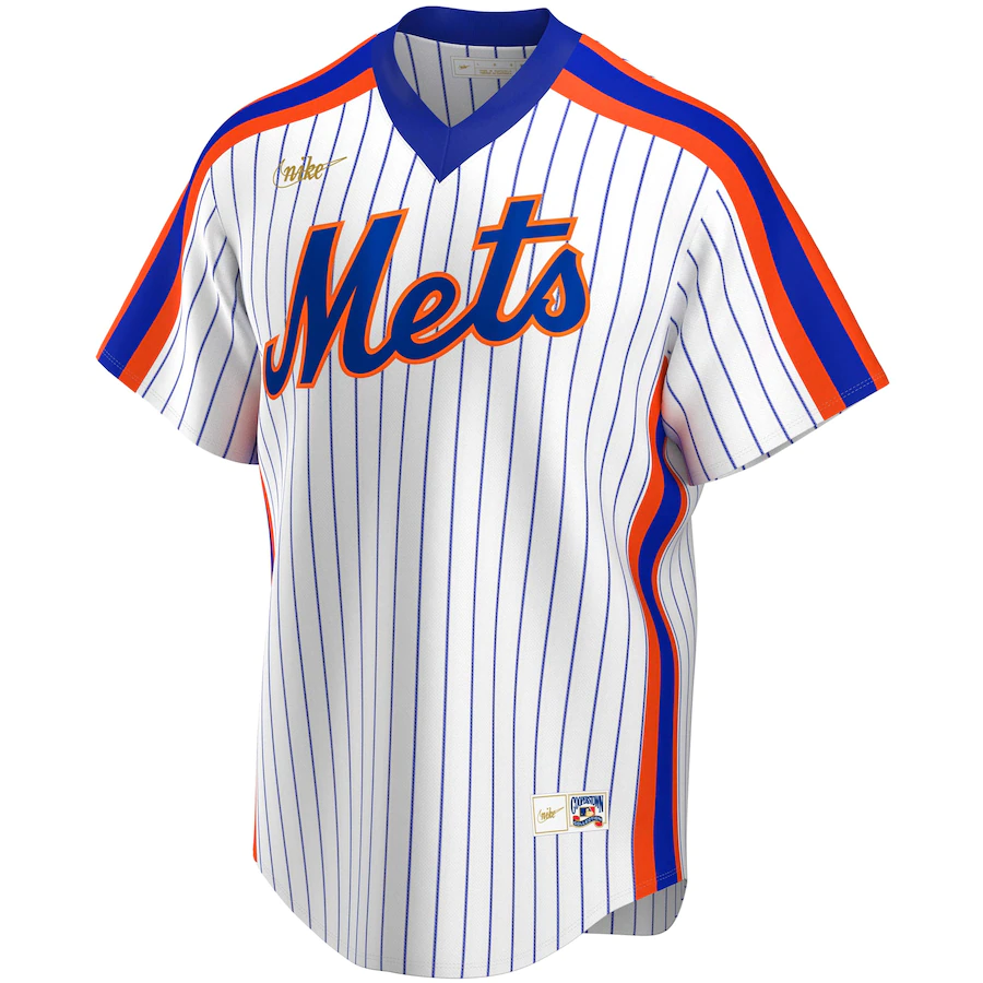New York Mets Nike Home Cooperstown Collection Team Jersey - White product image 1, provided for visual reference and