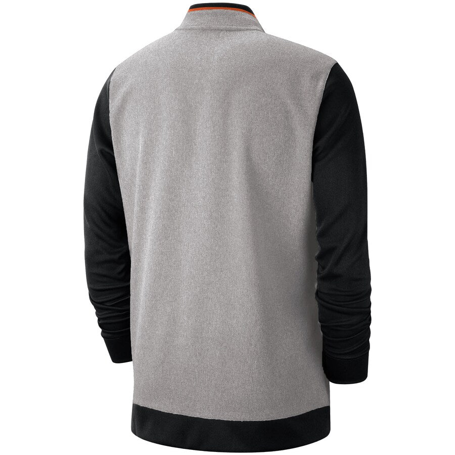 Nike San Francisco Giants Game Performance Full-Zip Jacket - Gray/Black product image 2, provided for visual reference and