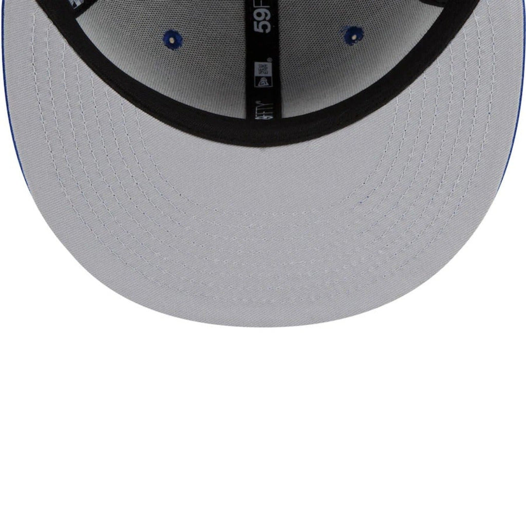 Golden State Warriors New Era Royal City Cluster 59FIFTY Fitted Hat- Blue product image 5, provided for visual reference and