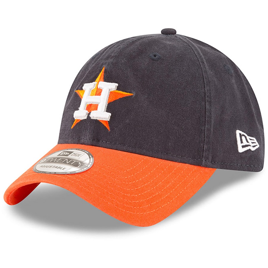 Houston Astros New Era Navy/Orange Road Replica Core Classic 9TWENTY Adjustable Hat product image 1, provided for visual