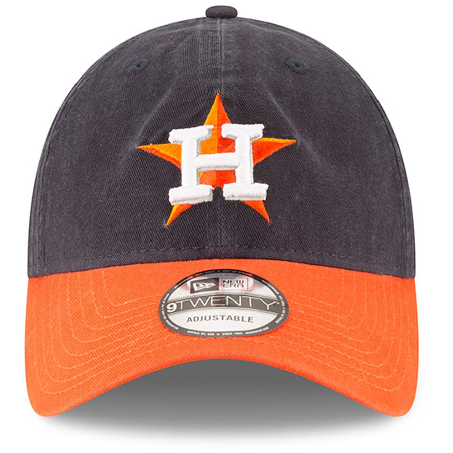 Houston Astros New Era Navy/Orange Road Replica Core Classic 9TWENTY Adjustable Hat product image 2, provided for visual