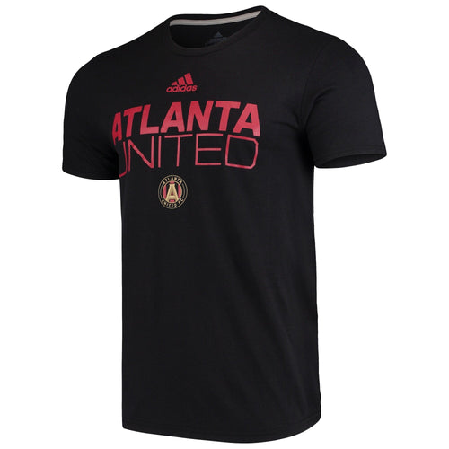 Adidas Atlanta United FC Climalite Short Sleeve T-Shirt - Black product image 1, provided for visual reference and product