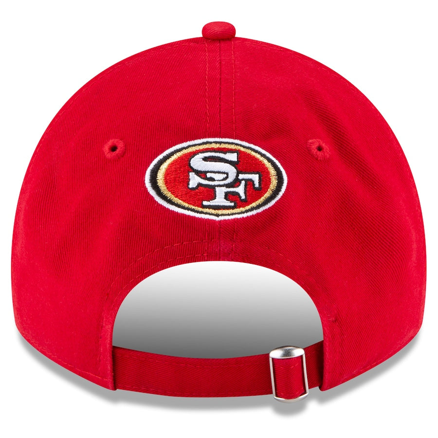 San Francisco 49ers New Era 75th Anniversary 9TWENTY Adjustable Hat - Scarlet product image 4, provided for visual reference